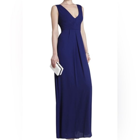 New Blue BCBGMAXAZRIA Norah Dress Size 8 - Picture 11 of 12